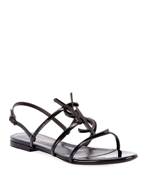 ysl cassandre sandal|saint laurent bleach flat sandals.